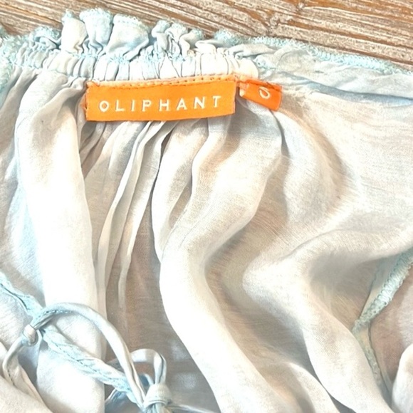 Oliphant,Ombre Silk Dress ,Exotic Silk/Cotton Blend, Pockets, Semi-Sheer,Size S - Picture 5 of 15